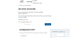 Desktop Screenshot of cazippazar.com